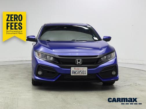 Blue 2021 Honda Civic EX