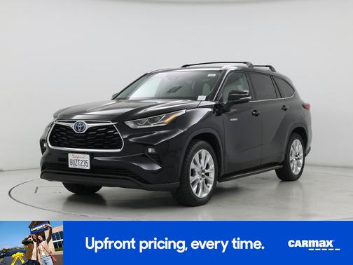 Black 2021 Toyota Highlander Hybrid Limited