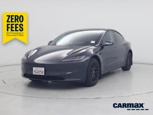 Gray 2025 Tesla Model 3 Long Range