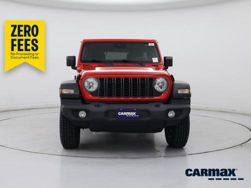 Red 2025 Jeep Wrangler Sport S