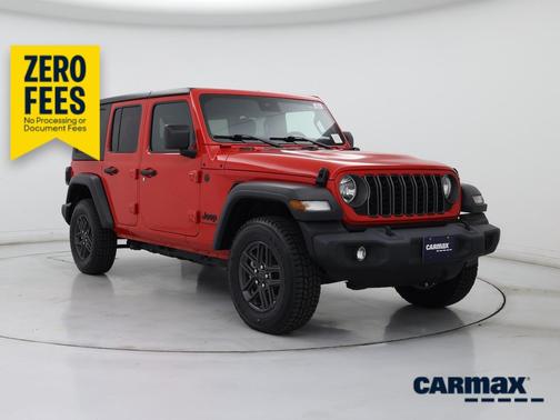 Red 2025 Jeep Wrangler Sport S