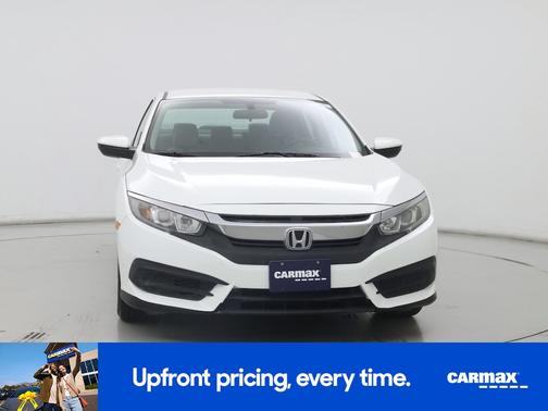 White 2018 Honda Civic LX