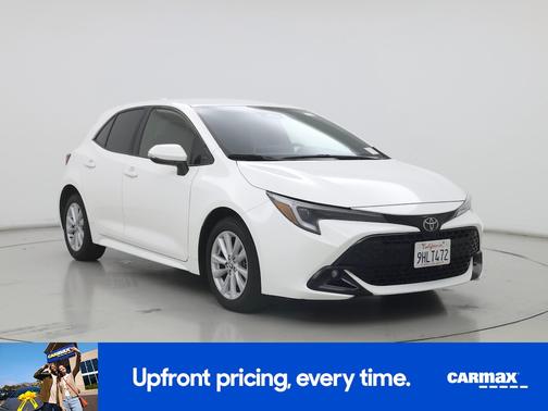 White 2023 Toyota Corolla Hatchback SE