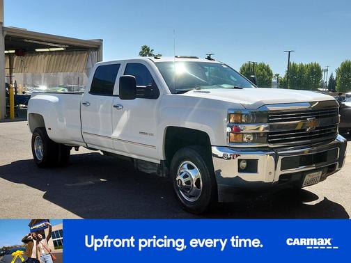 White 2015 Chevrolet Silverado 3500 LTZ