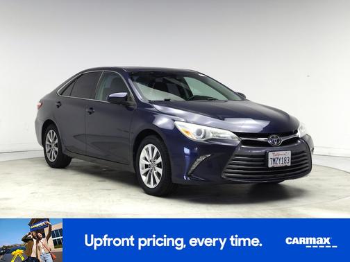 Blue 2015 Toyota Camry XLE