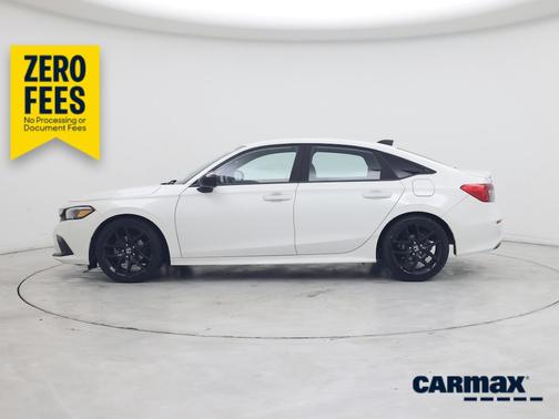 White 2023 Honda Civic Sport