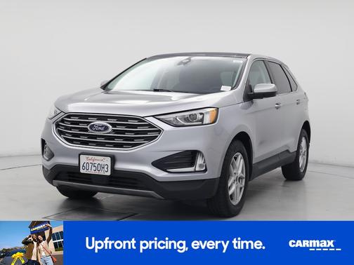 Silver 2021 Ford Edge SEL