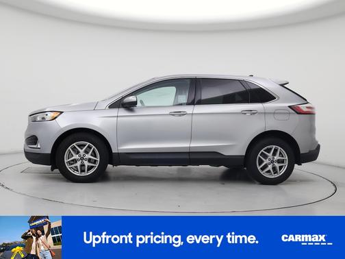Silver 2021 Ford Edge SEL