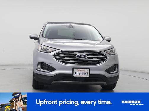 Silver 2021 Ford Edge SEL