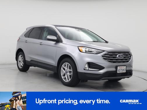 Silver 2021 Ford Edge SEL