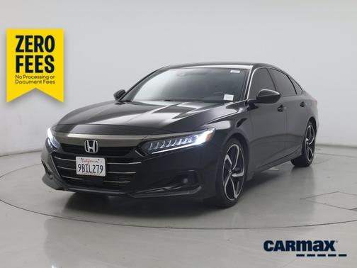 Black 2022 Honda Accord Sport