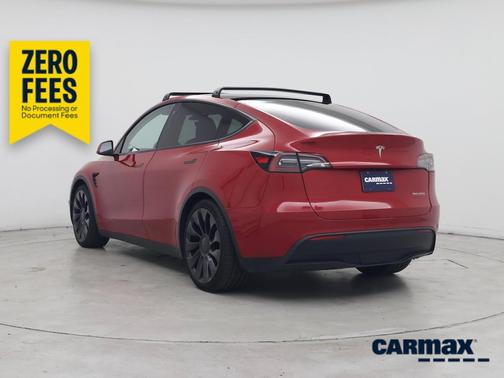 Red 2023 Tesla Model Y Performance