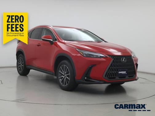 Red 2025 Lexus NX 250 Premium