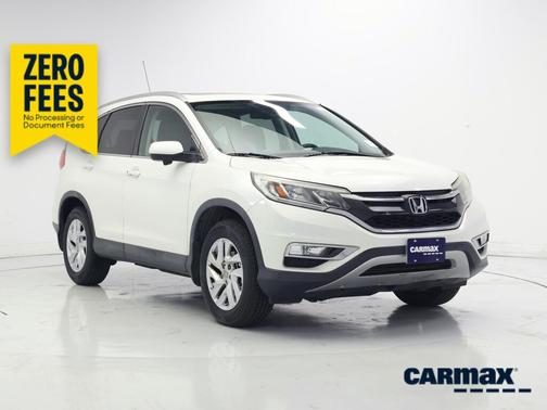 White 2015 Honda CR-V EX-L