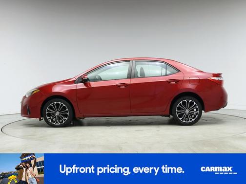 Red 2016 Toyota Corolla S Plus