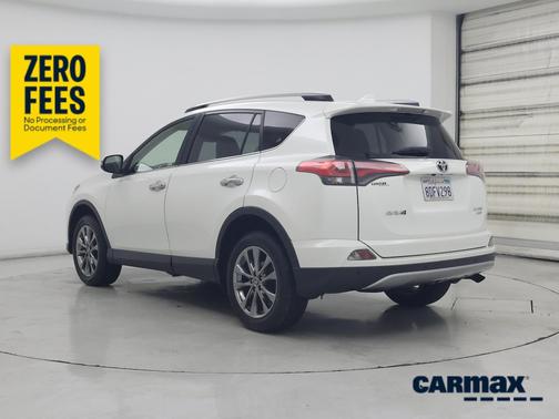 White 2018 Toyota RAV4 Limited