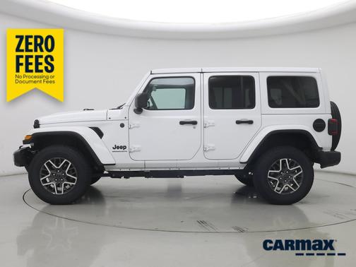 White 2025 Jeep Wrangler Sahara