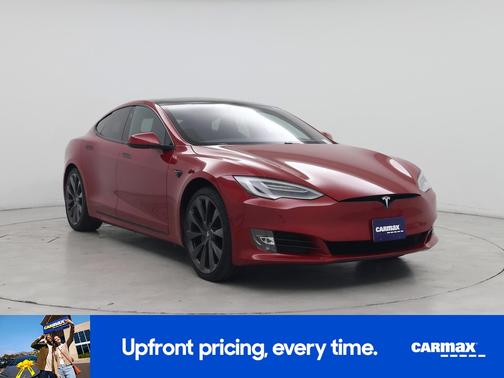 Red 2019 Tesla Model S Standard Range