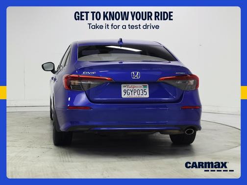 Blue 2023 Honda Civic Sport