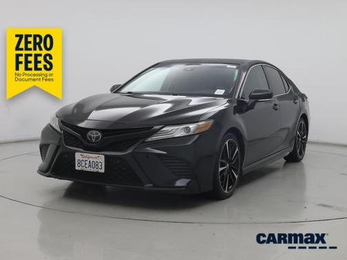 Black 2018 Toyota Camry XSE