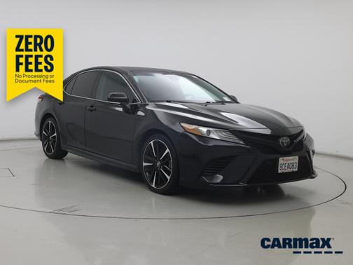 Black 2018 Toyota Camry XSE Sedan
