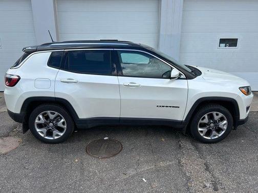 Pearl White Tri-Coat 2020 Jeep Compass Limited