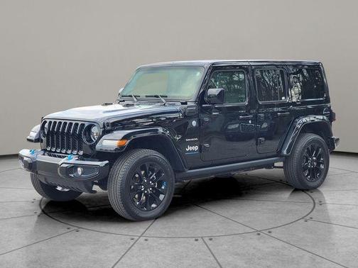 Black Clearcoat 2023 Jeep Wrangler 4xe Sahara