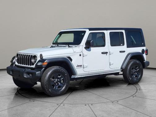 Bright White Clearcoat 2024 Jeep Wrangler Sport