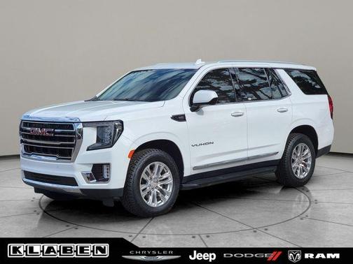 Summit White 2022 GMC Yukon SLT