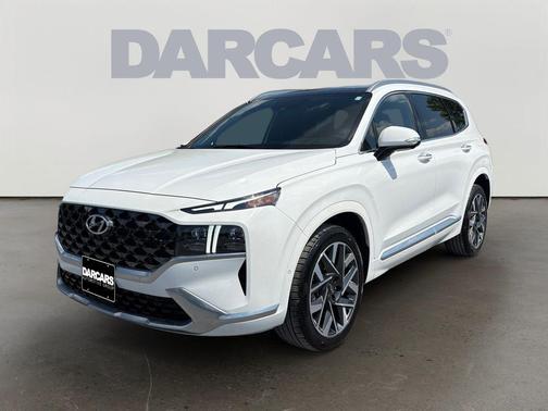 Serenity White Pearl 2023 Hyundai SANTA FE Calligraphy