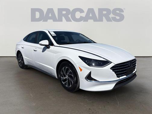 Serenity White 2023 Hyundai SONATA Hybrid Base
