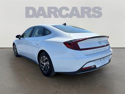 Serenity White 2023 Hyundai SONATA Hybrid Base
