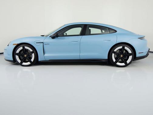 Frozen Blue Metallic 2026 Porsche Taycan 4