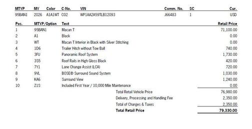 2026 Porsche Macan T