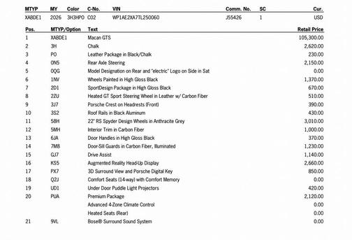 2026 Porsche Macan GTS