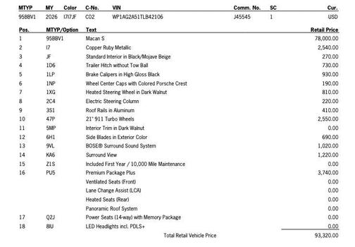 2026 Porsche Macan S