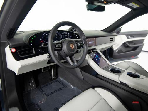 Pale Blue Metallic 2026 Porsche Taycan 4