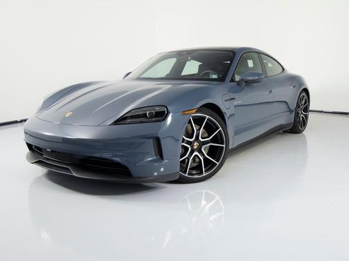 Pale Blue Metallic 2026 Porsche Taycan 4