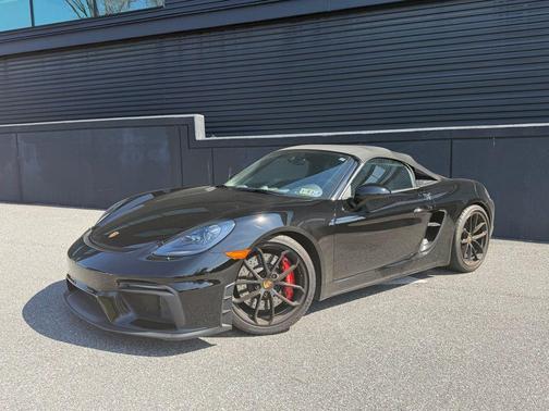 Black 2021 Porsche 718 Spyder
