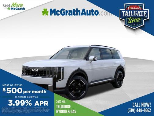 Glacial White Pearl 2027 Kia Telluride EX