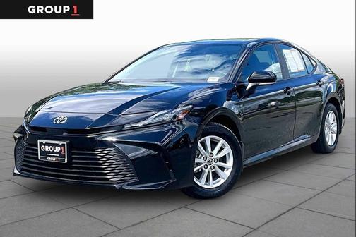 Midnight Black Metallic 2025 Toyota Camry LE