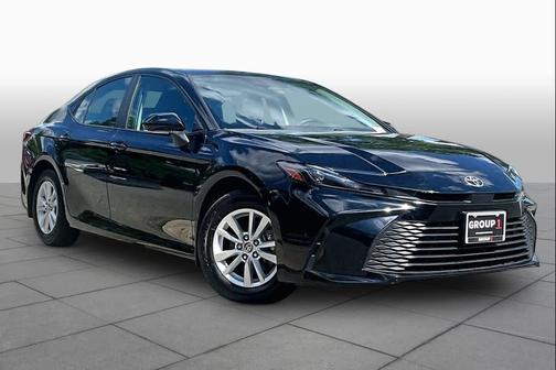 Midnight Black Metallic 2025 Toyota Camry LE