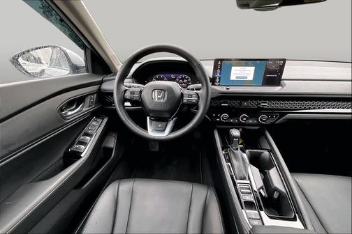Solar Silver Metallic 2025 Honda Accord Hybrid Touring