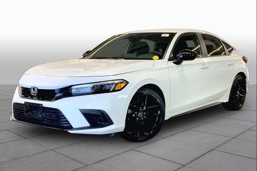 Platinum White Pearl 2024 Honda Civic Sport