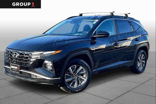 Black Pearl 2024 Hyundai TUCSON Hybrid Blue