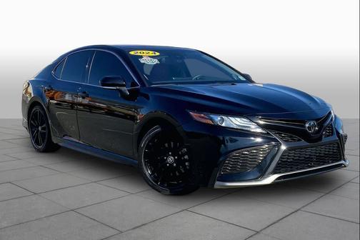 Midnight Black Metallic 2024 Toyota Camry XSE