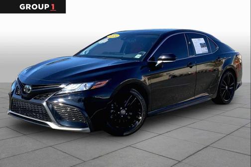 Midnight Black Metallic 2024 Toyota Camry XSE