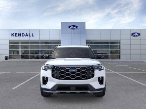 White 2026 Ford Explorer Platinum