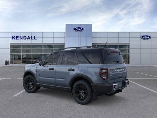 Azure Gray Metallic Tri-Coat 2025 Ford Bronco Sport Outer Banks