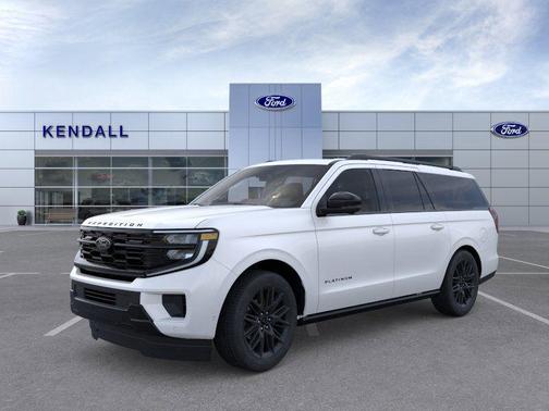Star White Metallic Tri-Coat 2026 Ford Expedition Max Platinum